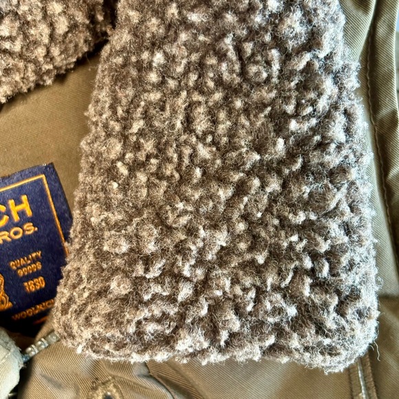 Woolrich John Rich & Bros "Arctic" Parka Khaki‎ Down Jacket – Size 6 – Hood Coat - Picture 7 of 14